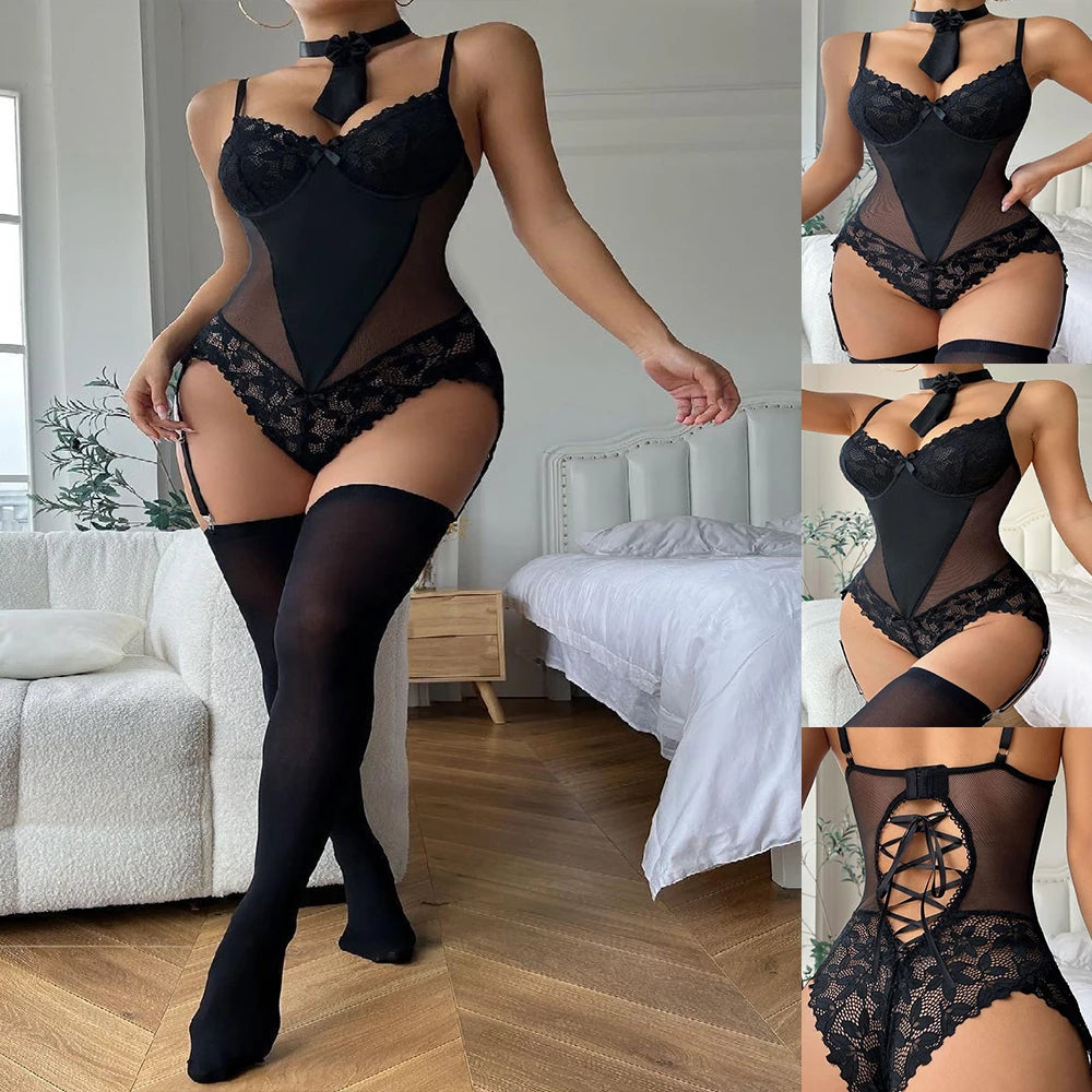 Les Ensembles Sensuel en Dentelle - Soutien-Gorge et Culotte Sexy pour Femmes : Une Nuit de Charme et Séduction